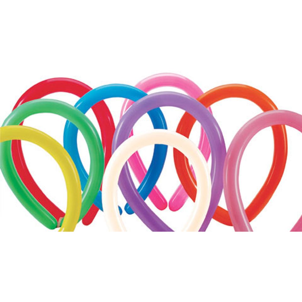 Sempertex 160B Fashion Assortment Tying Balloons Latex Balloons (100ct)