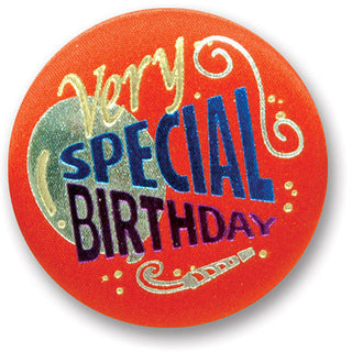 Very Special Birthday Satin Button