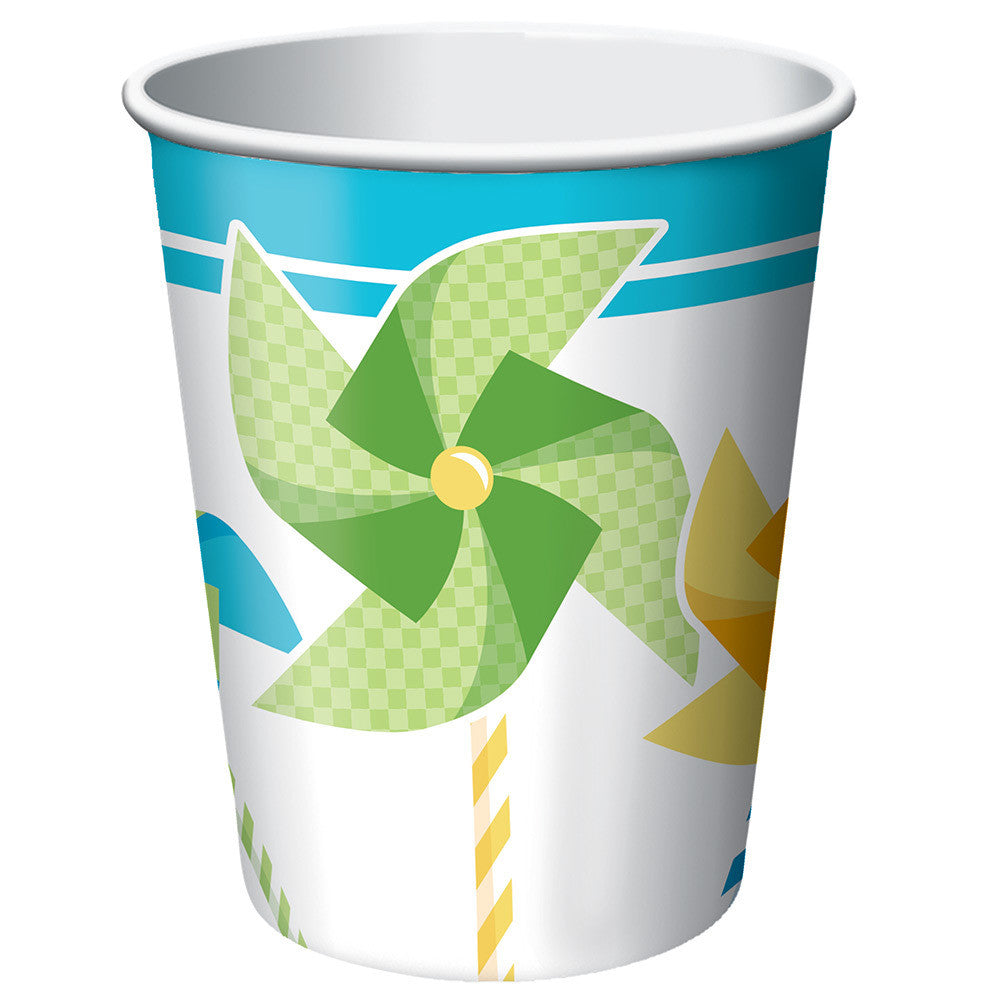Turning One Boy 9oz Paper Cups (8ct)