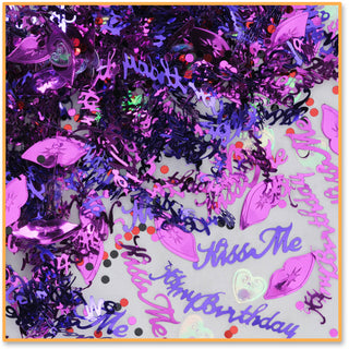 Kiss Me, It's My Birthday Confetti