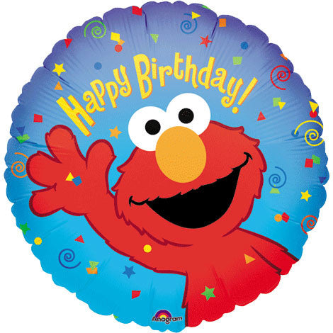 18" Elmo Birthday Flat