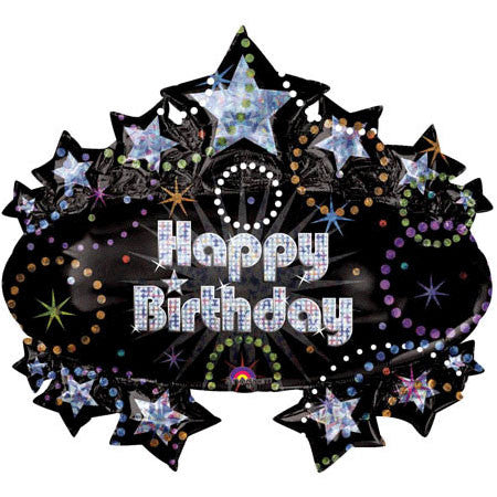 A Time To Party Marquee Prismatic Flat Super Shape