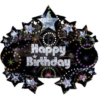 A Time To Party Marquee Prismatic Flat Super Shape
