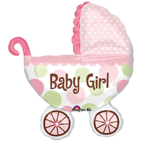 Baby Buggy Girl Shape Flat