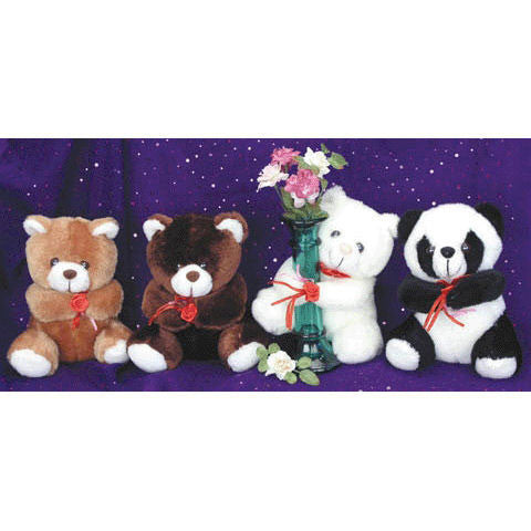 7" Sweet-t Bud Huggers With Ribbon