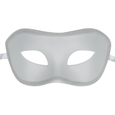 White Half Mask