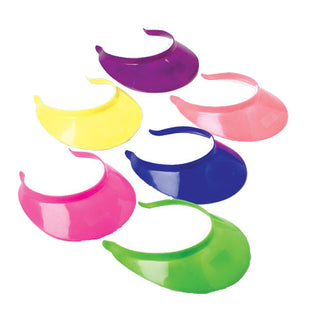 Neon Plastic Visors (12 ct)