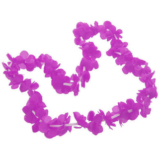 Hot Pink Lotus Silk Lei (1 ct)