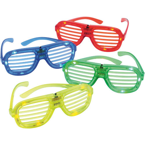 Flashing Slotted Glasses