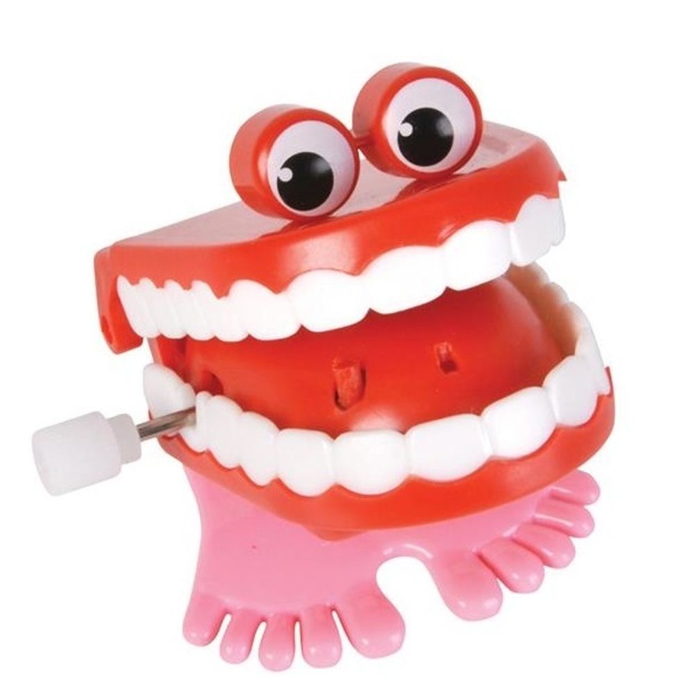 1.75" Chatter Teeth With Eyes (12ct)