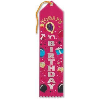 Today's My Birthday Jeweled Ribbon