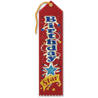 Birthday Star Jeweled Ribbon