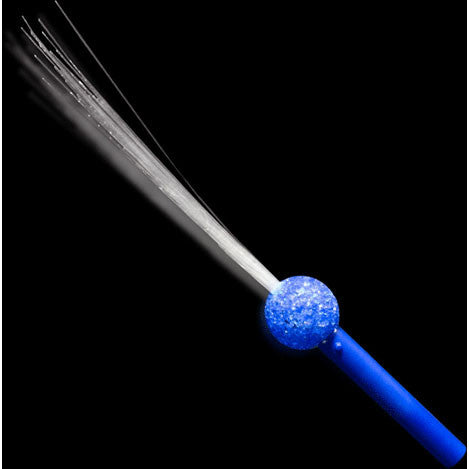 15" Blue Fiber Optic Wand
