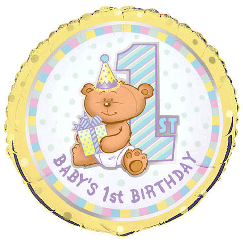 18" First Birthday Fun