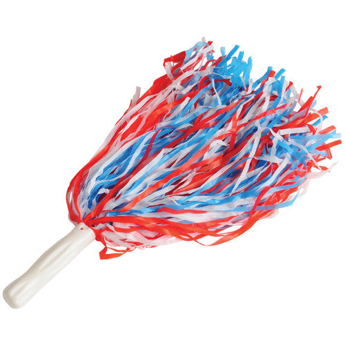 Red White and Blue Pom Poms