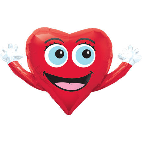 34" Happy Hands Super Shape Foil Balloon