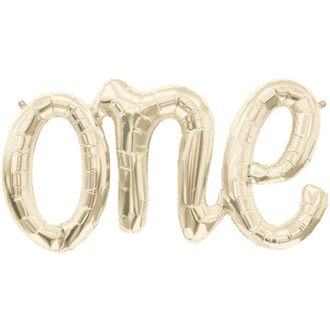ONE SCRIPT WHITE GOLD