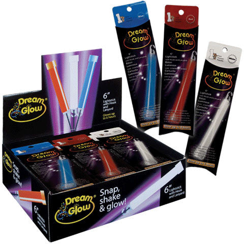 6" Glowsticks Red/white/blue