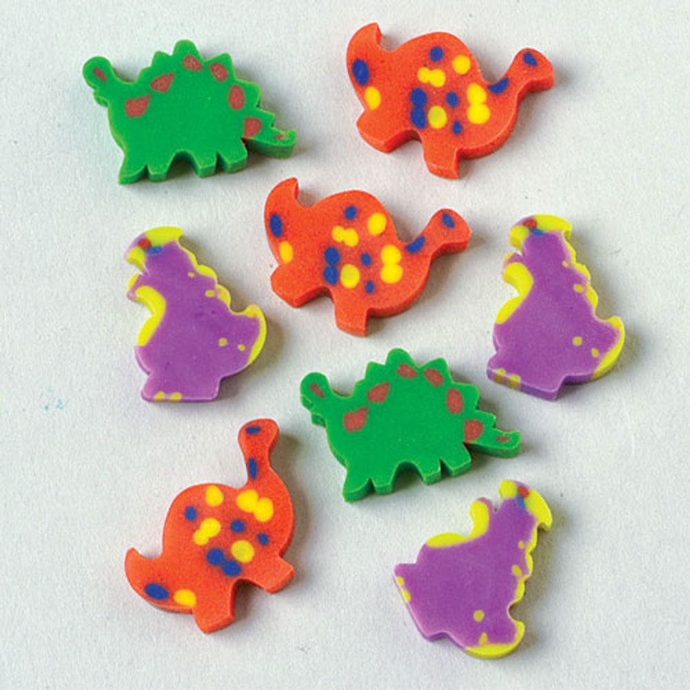 Mini Dinosaur Erasers (144ct)