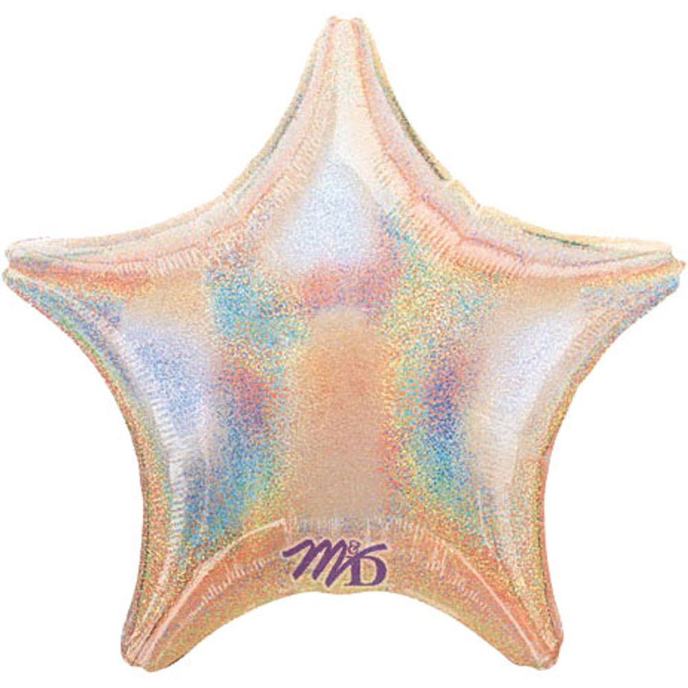 19" Silver Dazzler Star Shape