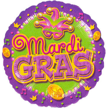 18" Mardi Gras M&d