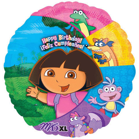 18" Dora & Friends Birthday