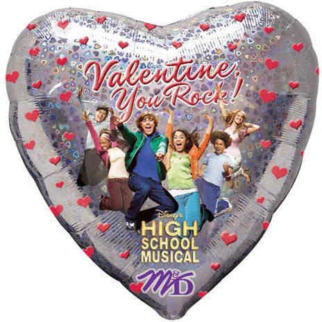 32" High School Musical Valentine Day Holographic Foil Balloon