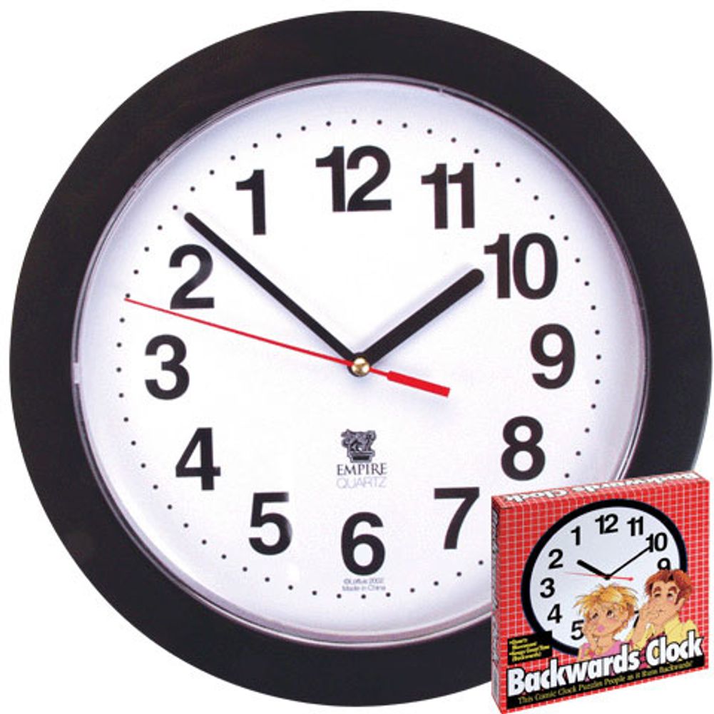 Backward Clock 10"