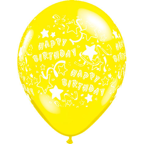11 Birthday Stars Just Write Balloons (10 ct) – US Novelty