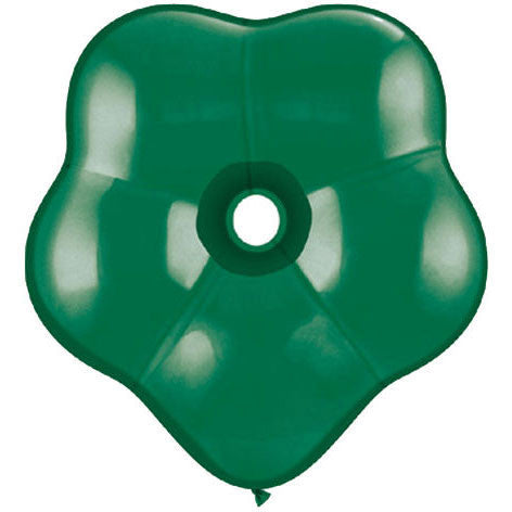 Qualatex 16 Geo Blossom Emerald Green Latex Balloons (10ct)