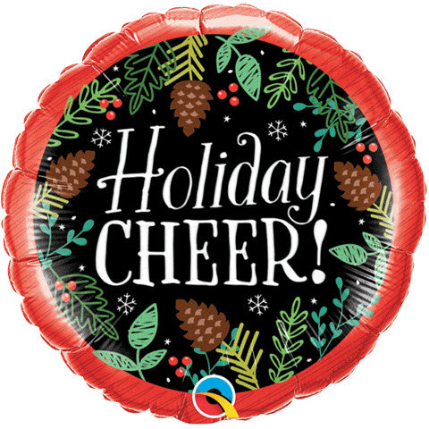 18" HOLIDAY CHEER PINE CONES