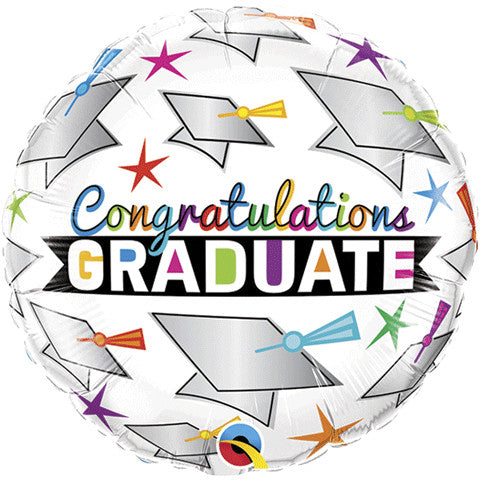 18" GRADUATE CAP & STARS