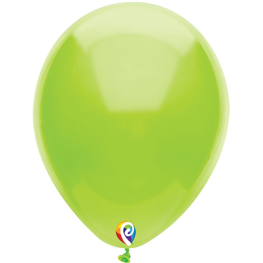 Funsational 12" Lime Green Latex Balloons, 15ct