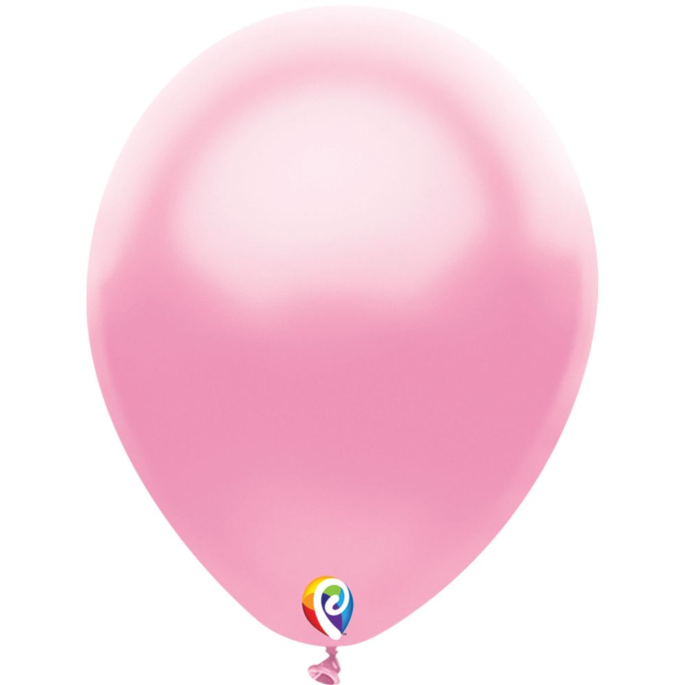 Funsational 12" Pearl Pink Latex Balloons, 50ct