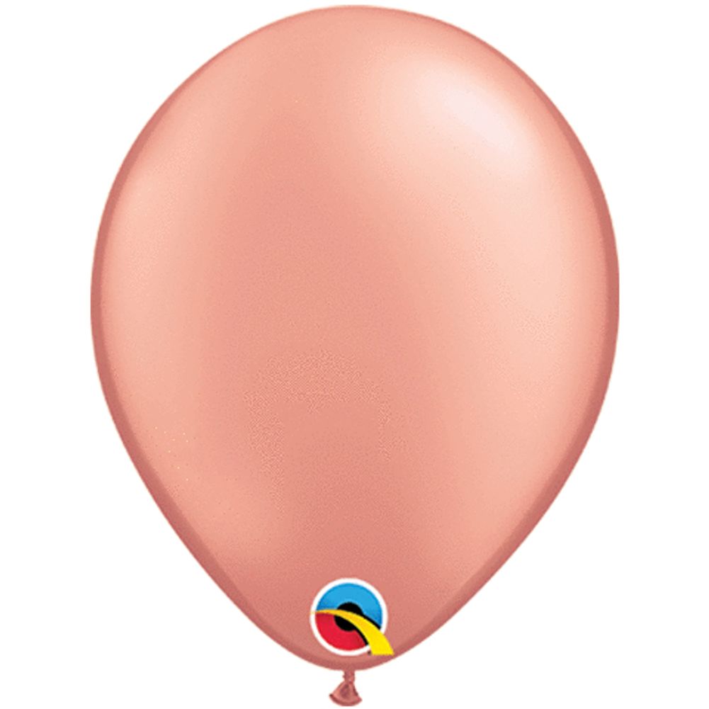 5" Rose Gold Latex Balloons (100ct)