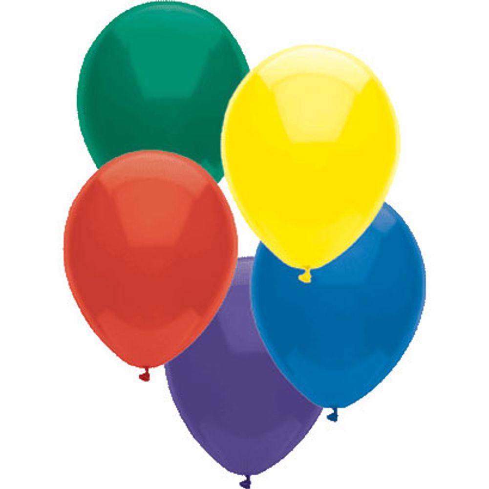 BSA 11" Royal Rich Assortment Latex Balloons (100ct)