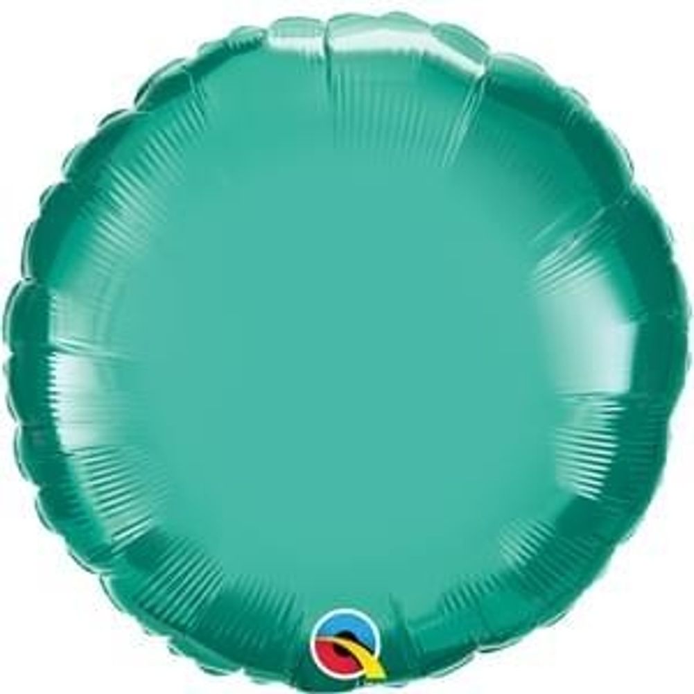 18" CHROME GREEN ROUND