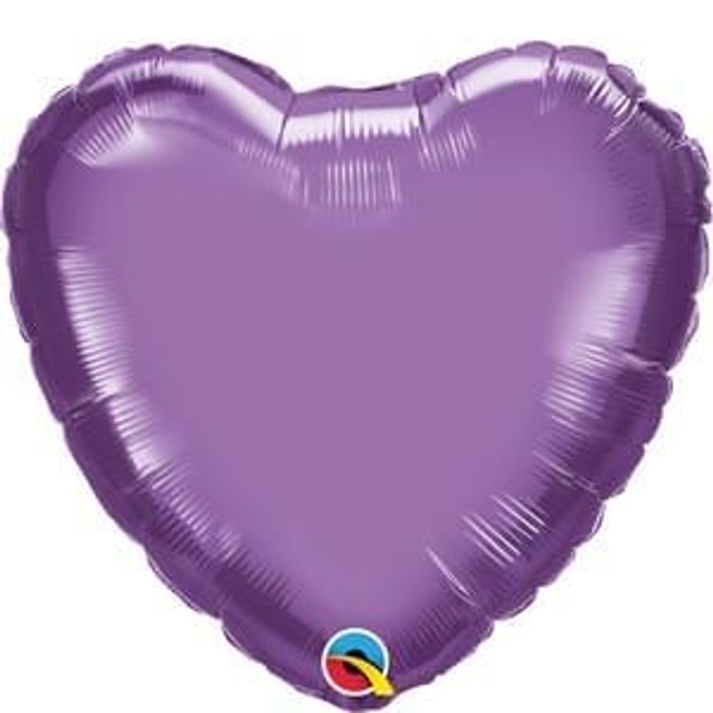 18" CHROME PURPLE HEART
