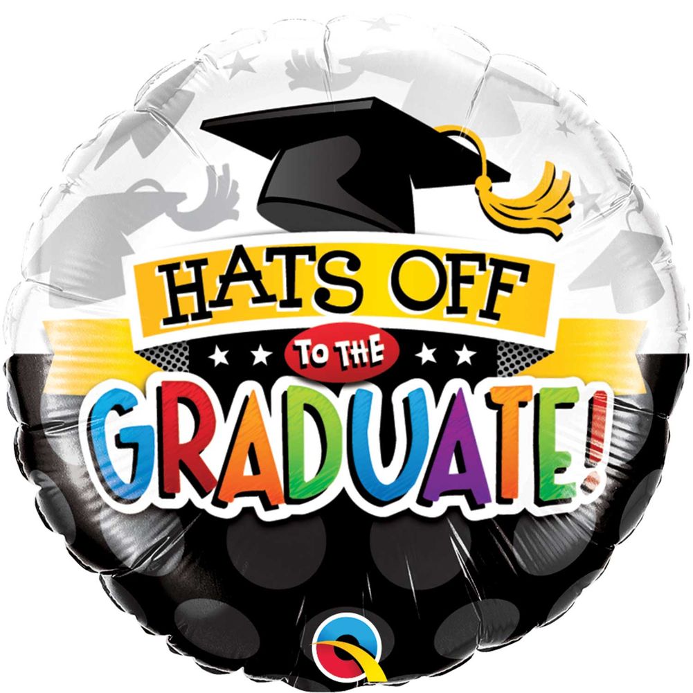 18" HATS OFF TO THE GRADUATE!