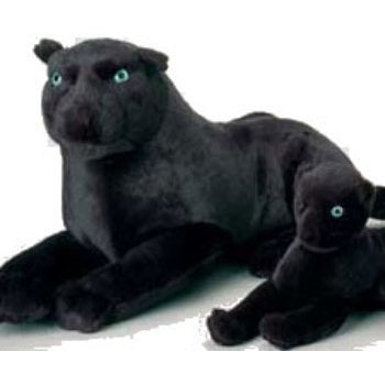 Realistic Plush Black Panther