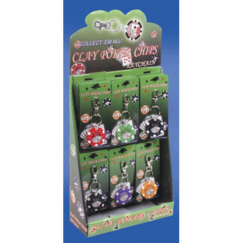 Poker Chip Key Chains (1 ct)