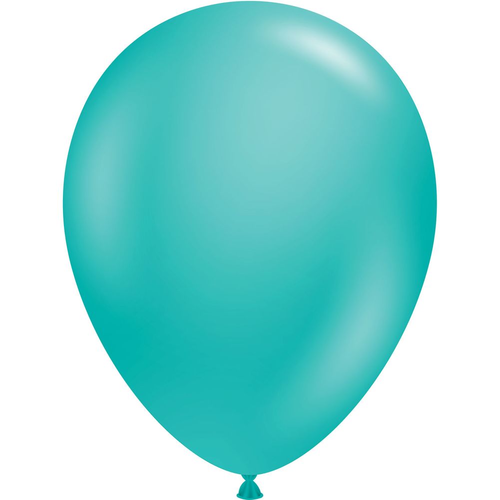 Tuftex 11" Teal Pastel Latex Balloons (100ct)