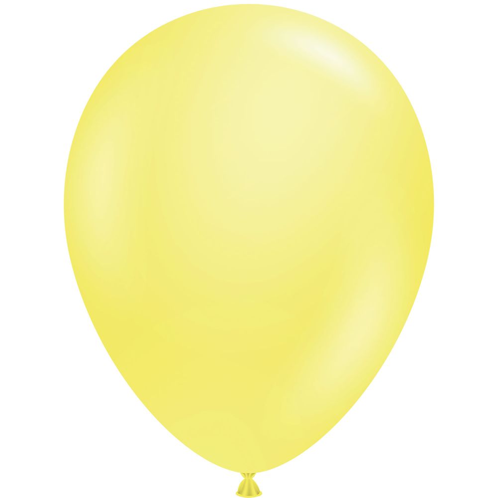 Tuftex 11" Metallic Pearl Yellow Latex Balloons (100ct)