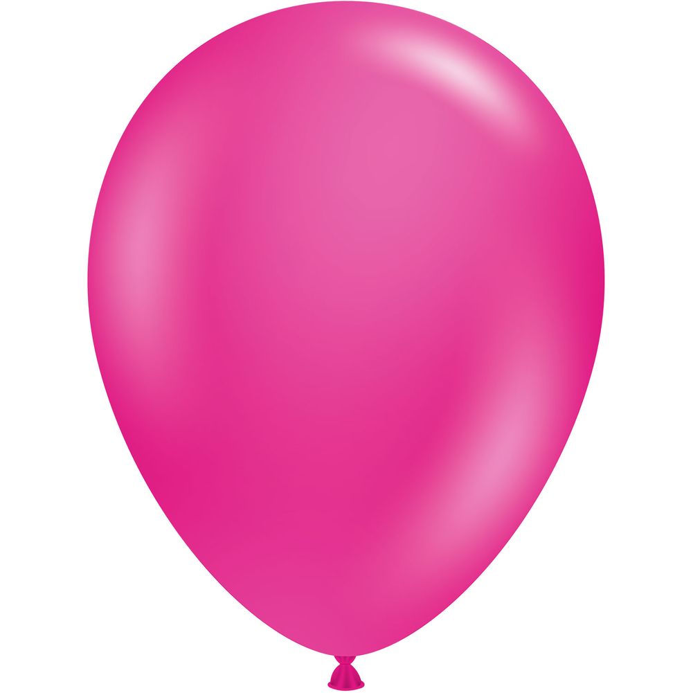 Tuftex 5" Hot Pink Pastel Latex Balloons (50ct)
