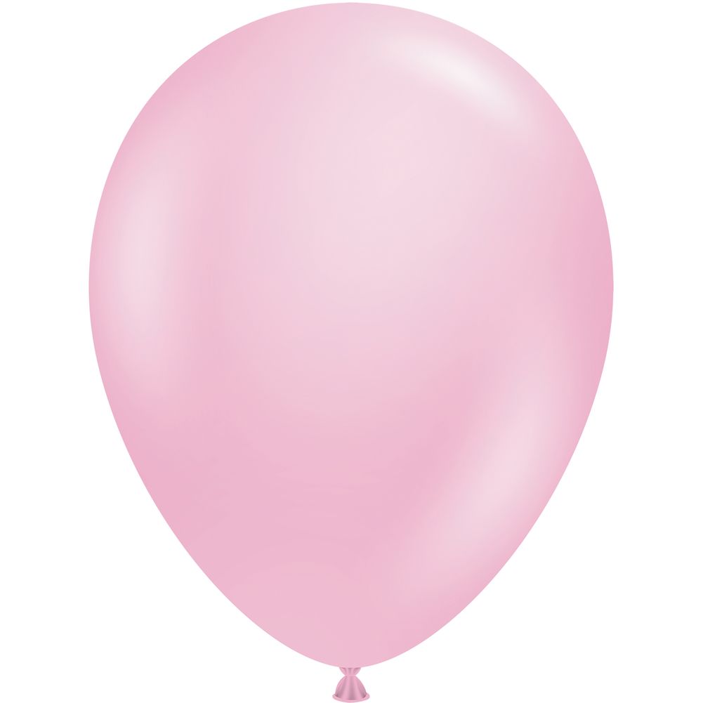 Tuftex 5" Metallic Shimmering Pink Latex Balloons (50ct)