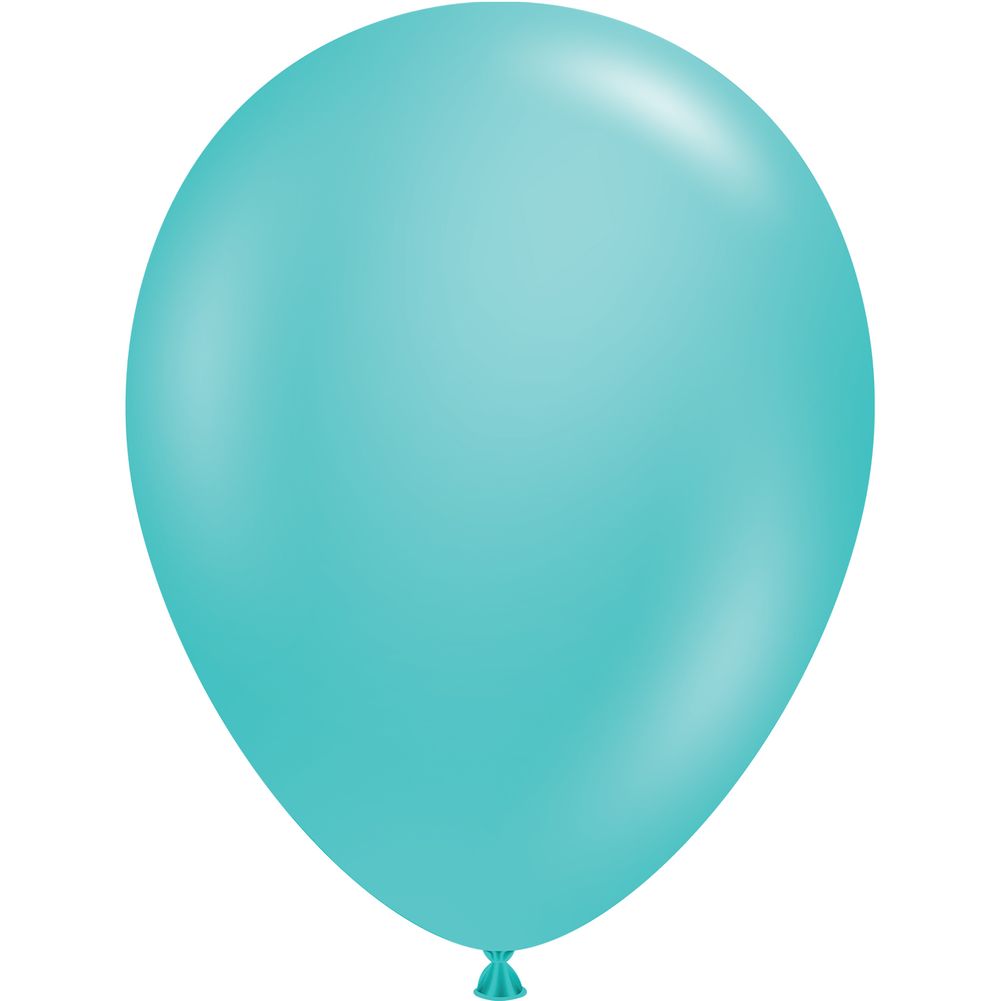 Tuftex 5" Metallic Seafoam Latex Balloons (50ct)