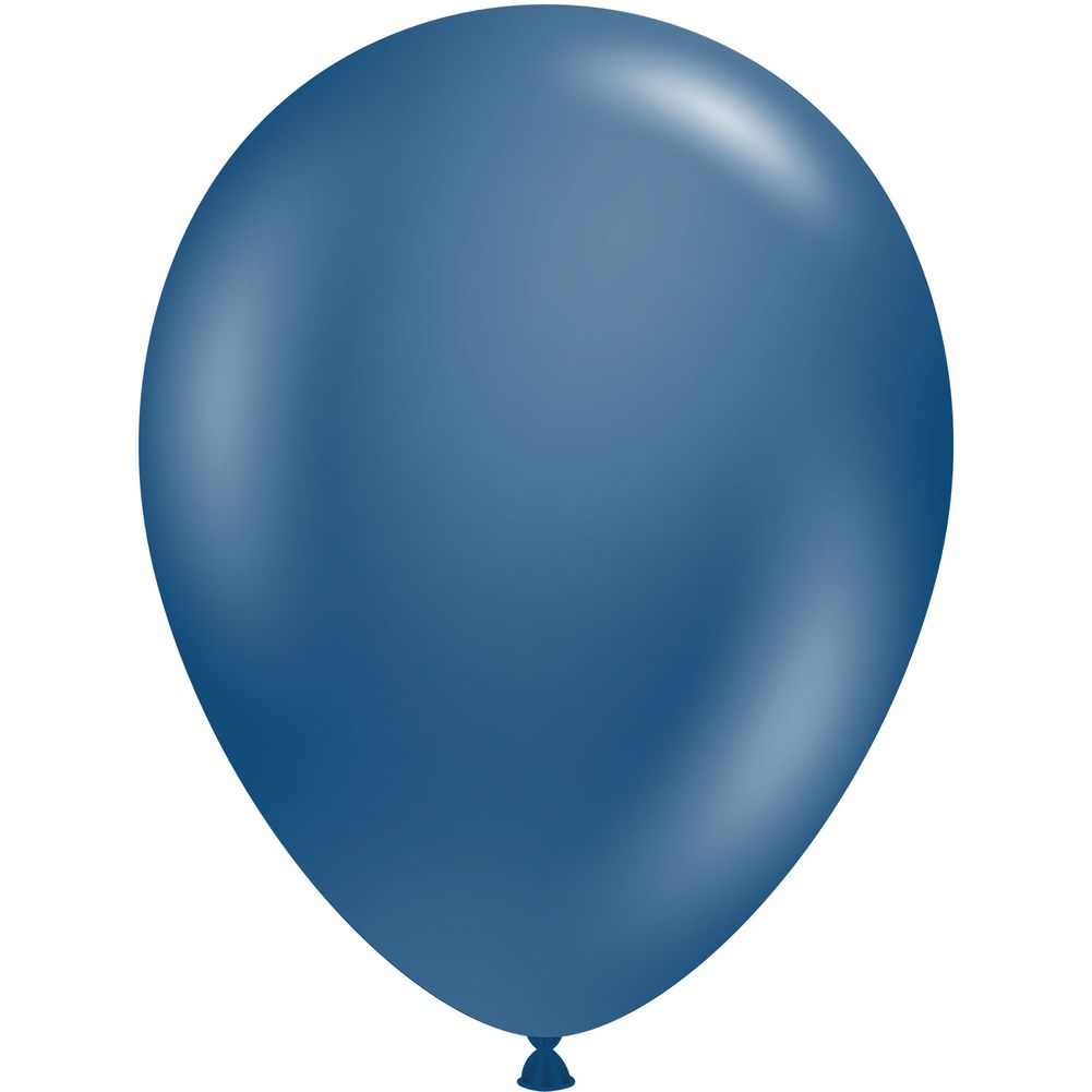 Tuftex 5" Navy Pastel Latex Balloons (50ct)
