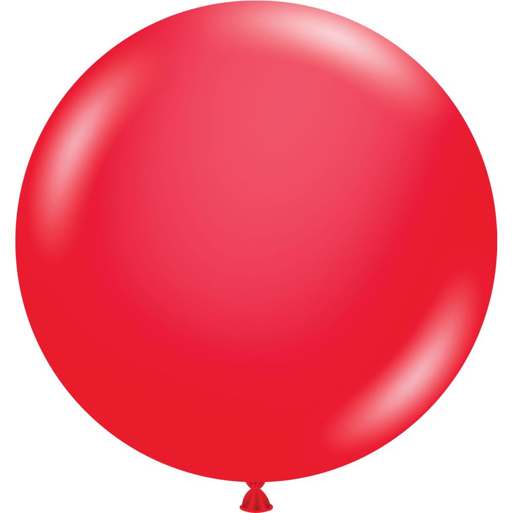 Tuftex 17" Red Standard Latex Balloons (50ct)