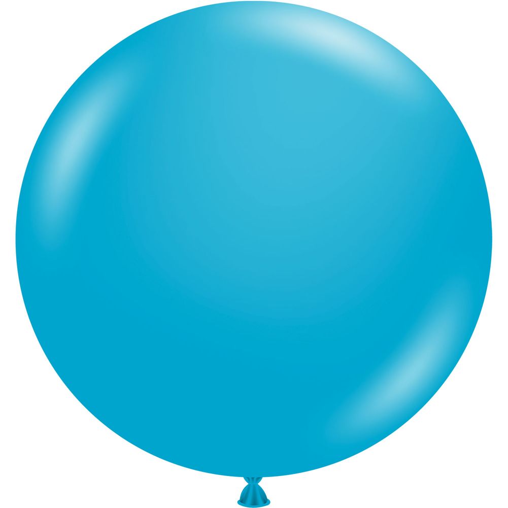 Tuftex 17" Turquoise Pastel Latex Balloons (50ct)