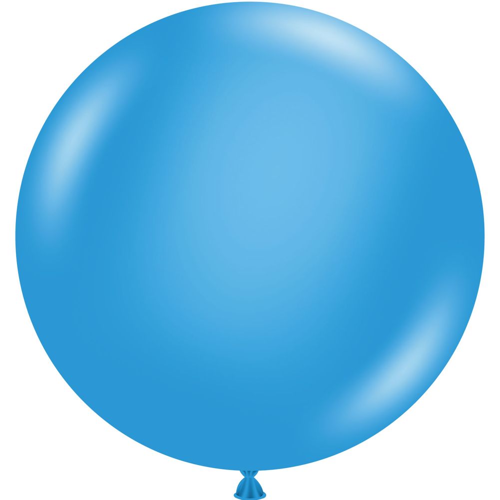 Tuftex 24" Blue Standard Latex Balloons (25ct)